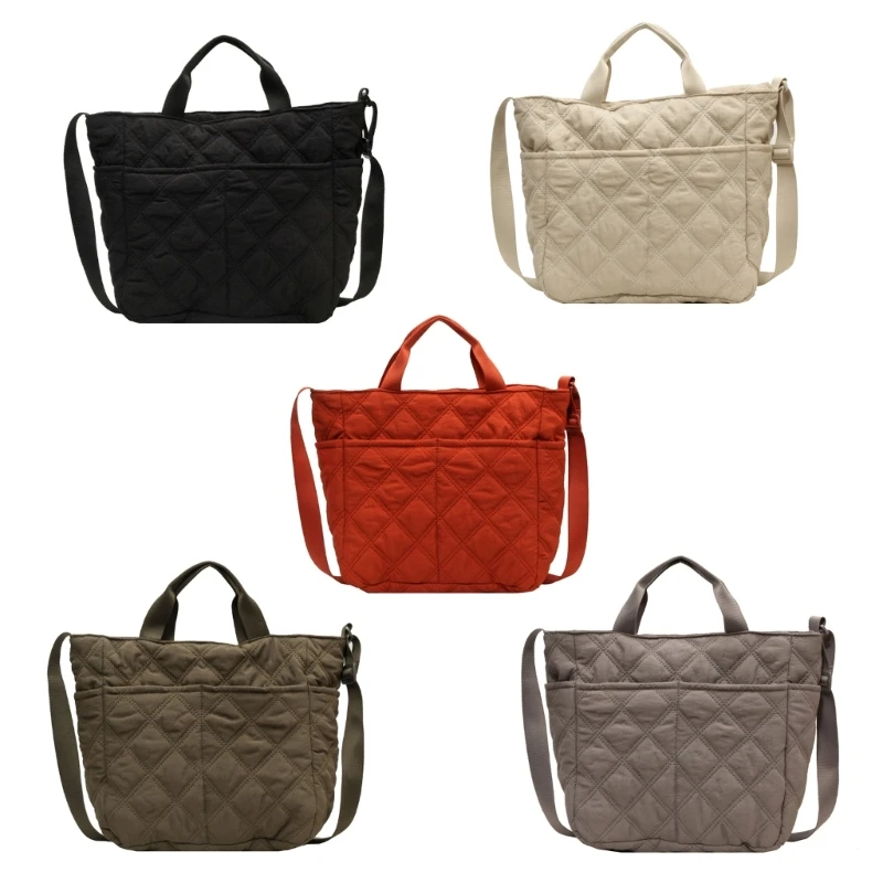 and Versatile Shoulder Bag Quilted Handbag Crossbody Bags Showcases Charm in Various Occasions E74B