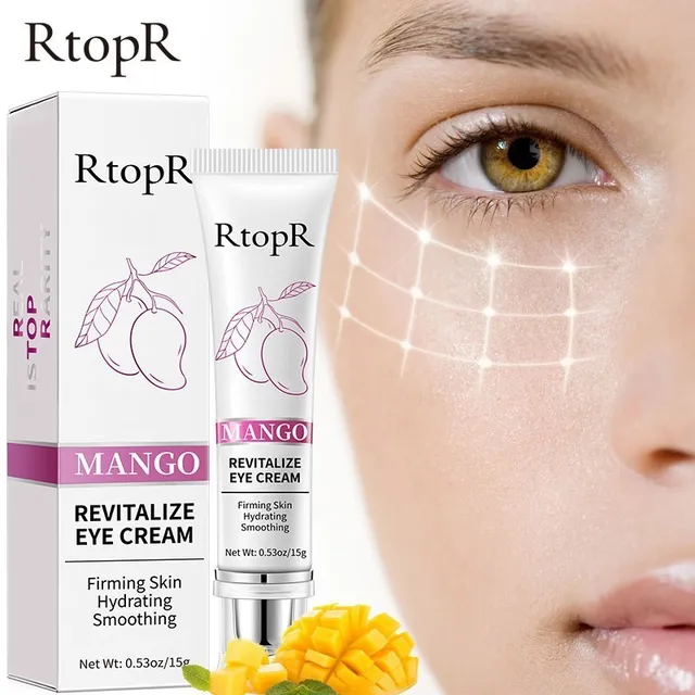 Eye Cream RtopR Mango Anti-Wrinkle Moisturizing Anti-Age Remove Dark Circles Eye Care Against Puffiness And Bags Hydrate Cream 4