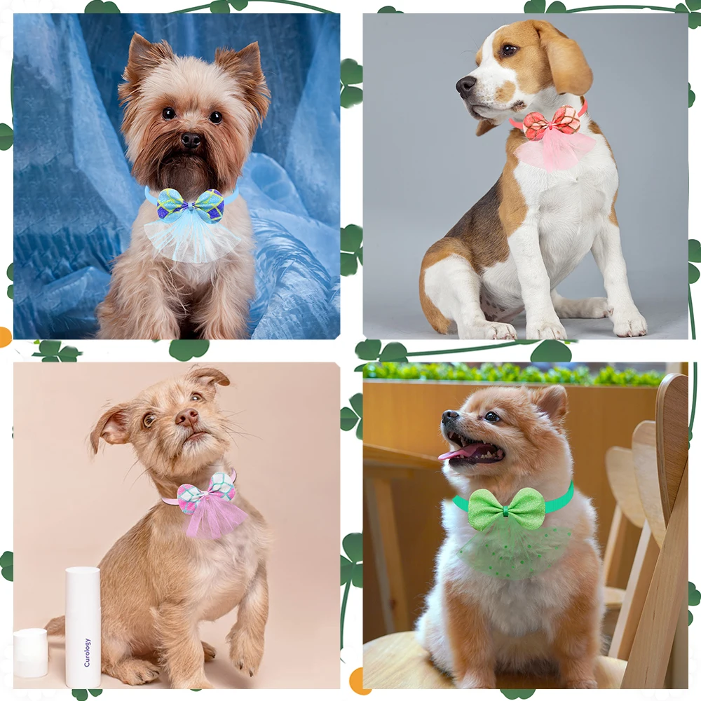 10pcs Dog Bows Pet Supplies Small Dog Bow Ties For Dogs Accessories Pets Dogs Grooming Accessories Dogs Bowties For Small Dogs 2