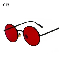 Lunettes circulaires pour hommes et femmes, Protection UV, Steampunk, lunettes de soleil Vintage, lunettes circulaires rondes 1