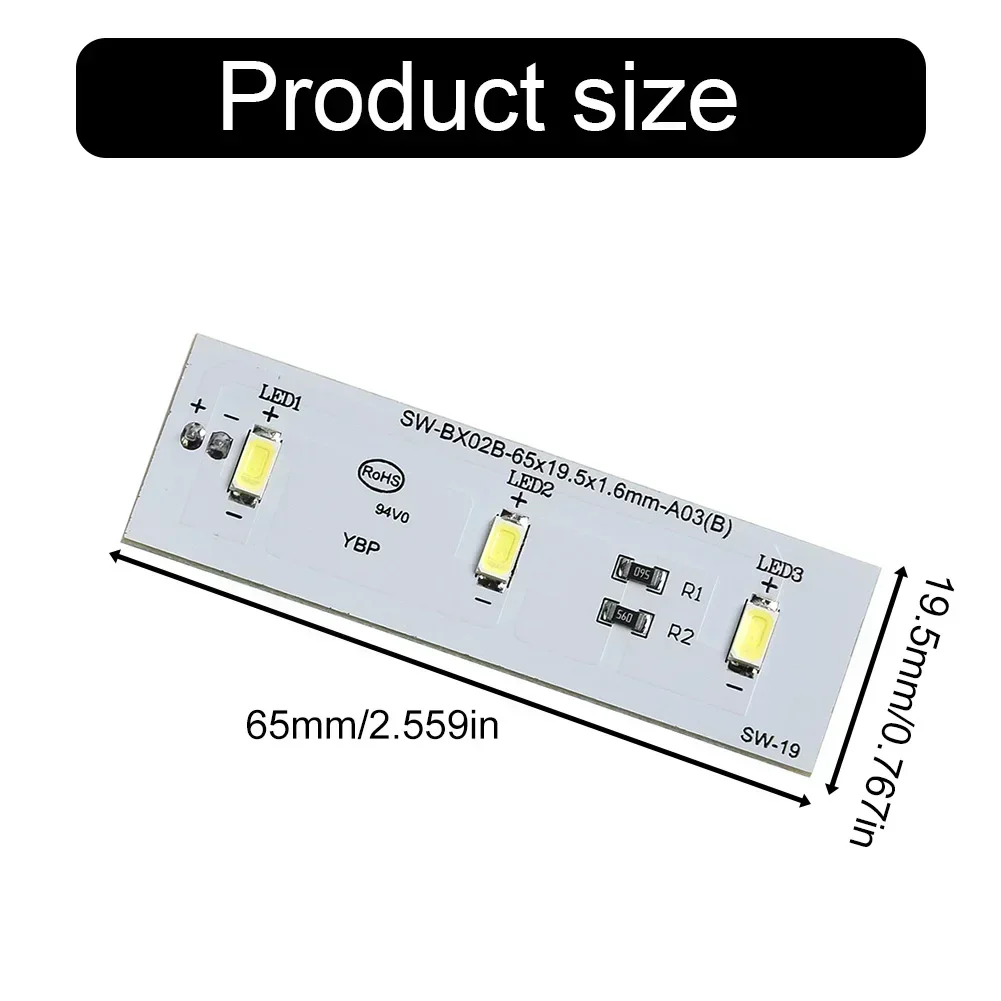 Kühlschrank LED Beleuchtung Ersatz – Lichtleiste DC 12V, Teilenummer SW-BX02B/ZBE2350HCA, Für Electrolux, Frigidaire, Chef