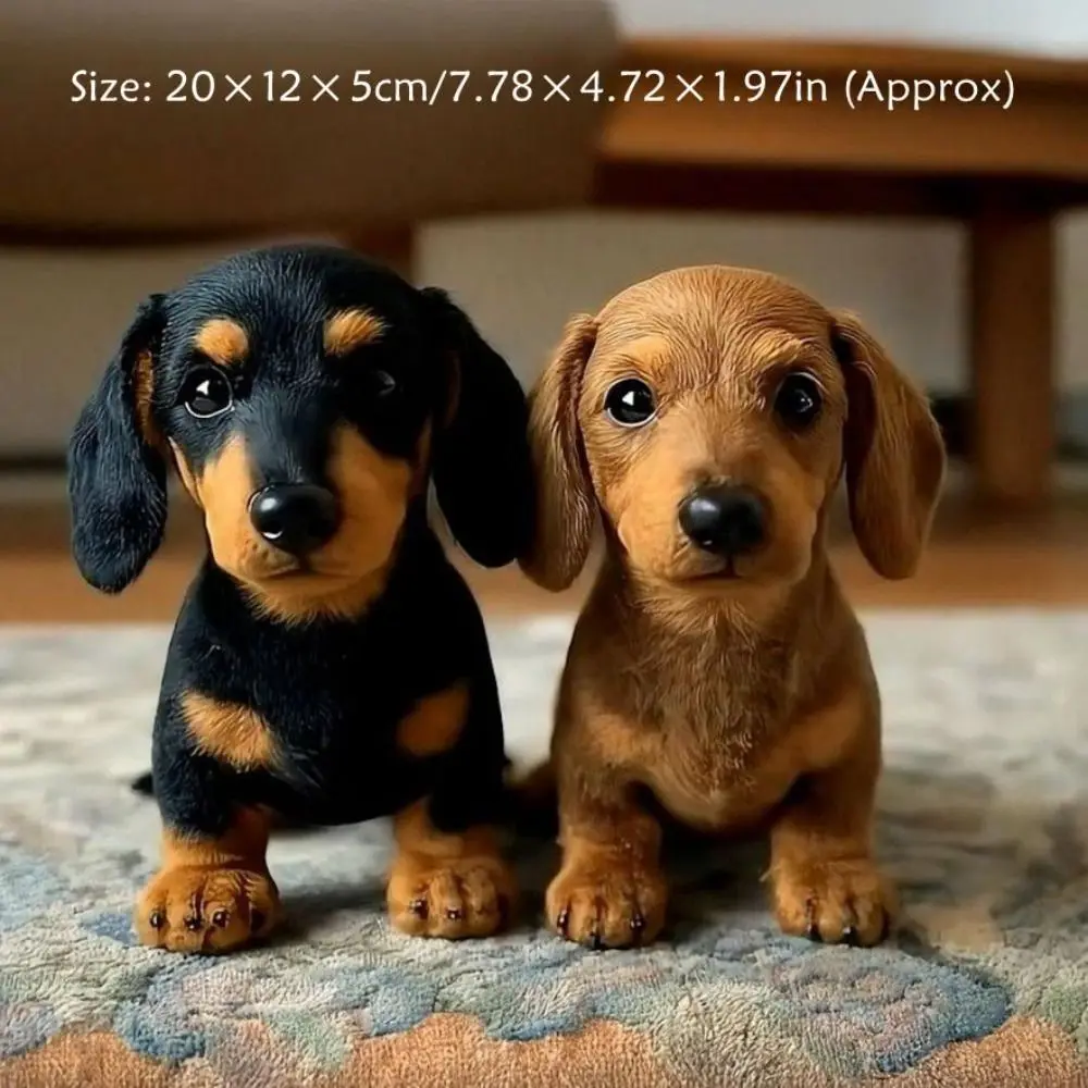 Soft Dog Plush Toy Cute Simulation Mimic Plush Mimics Natural Movement Realistic Stuffed Animals Plush for Emotional Support