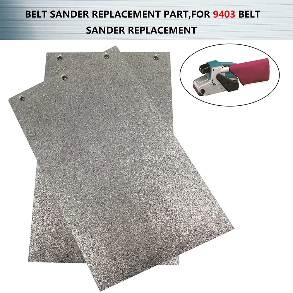3 Mounting Hole Carbon Base Plate Pad For 9403 MT190 MT9 Belt Sander Carbon Bottom Plates Accessories belt sander base plate