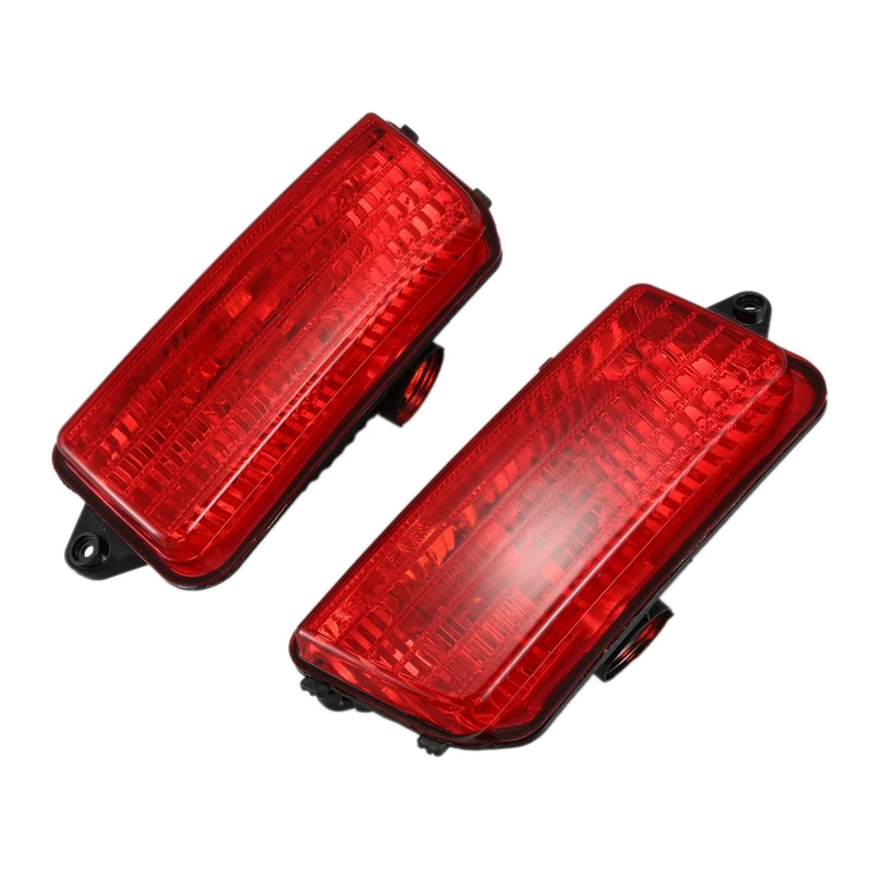 

4Pcs Rear Tail Lamp Bumper Fog Lights Driving Lamps 55156102AA 55156103AA For Jeep Grand Cherokee 2005-2009