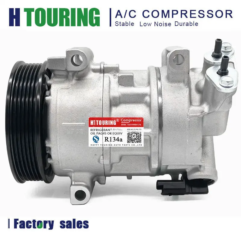 Compressore Aria Condizionata 5 Sel09C Per Peugeot 208 2008 / Citroen C3 Ds3 2012-2019 1608325980 9672247080 9807722580 4471503941 4471503940