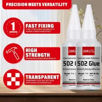 1-3pcs502 Super Glue Instant Quick-drying Cyanoacrylate Adhesive Leather Rubber Wood Metal Strong Bond Liquid Glue Tool 1