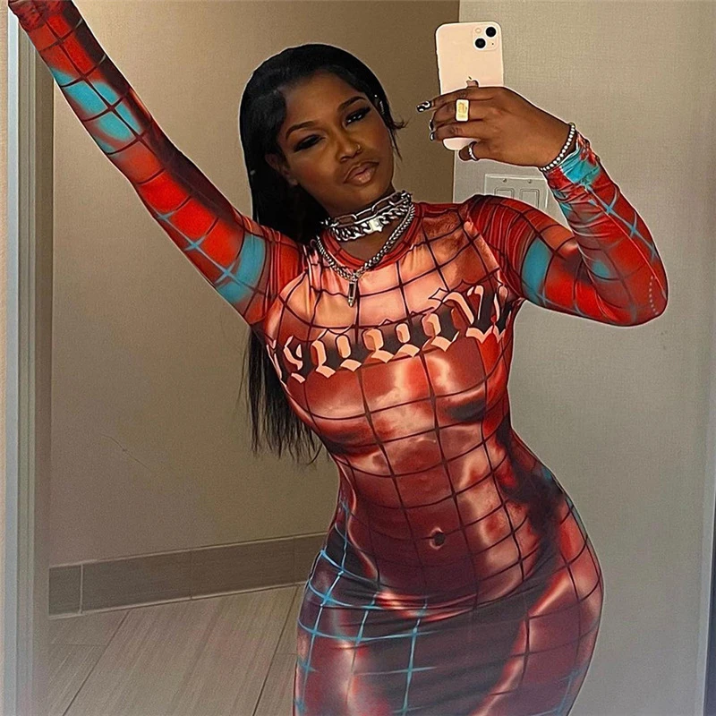 

Женский Длинный купальник из спандекса, Пляжное платье, уличный трендер, рукав с принтом, высокая талия, цельный, для лета, акция, новинка,