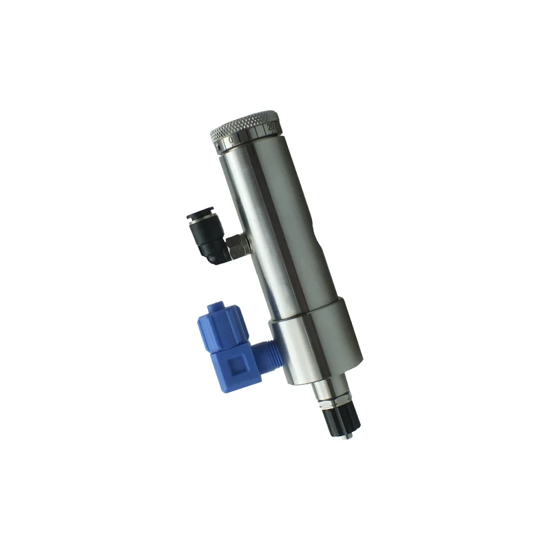 

DJF-57 Top Needle Valve All Stainless Steel Striker Small Flow Adjustable for Low Viscous Fluids Dispensing Glue Valve