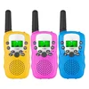 2PCS Portable Kids Handheld Walkie-Talkie Transceiver Phone Radio Receiver Interphone 3KM Mini Toys Walkie Talkie Gifts Boy Girl 1