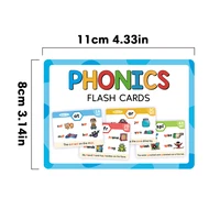 Kids Phonics Learning Cads Educational Toys ESL Teaching Materials English Words Phonic Training Vocabulary Building Montessori 2