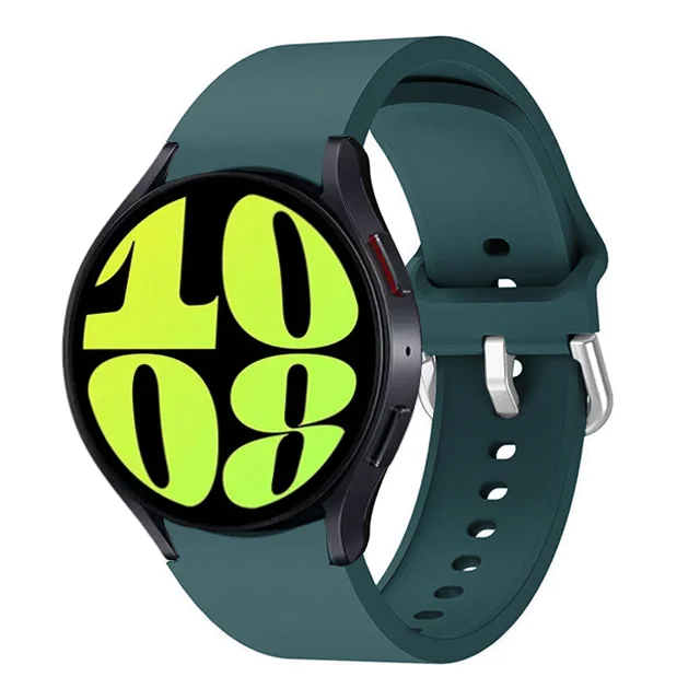 Universal Silicone Smartwatch Bracelet, 20mm/22mm Adjustable Strap