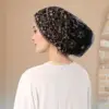 Floral Embroidery Hijab Muslim Innercap Hats Woman Lace Under Caps Breathable Yarn Turban Premium Luxury Headband Bandana