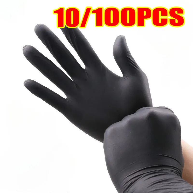 Black Nitrile Disposable Gloves