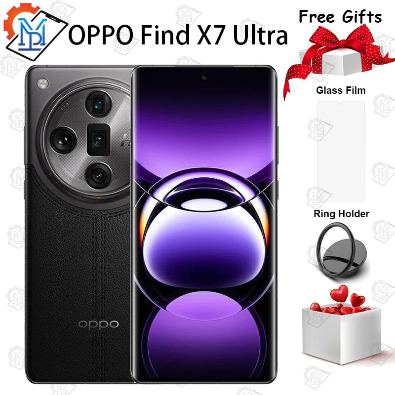 Nuovo Originale Oppo Find X7 Ultra 5G Mobiel Phone 6.82 Pollici 120Hz Schermo Snapdragon 8 Gen 3 Fotocamera 50Mp 100W Smartphone Supercharge