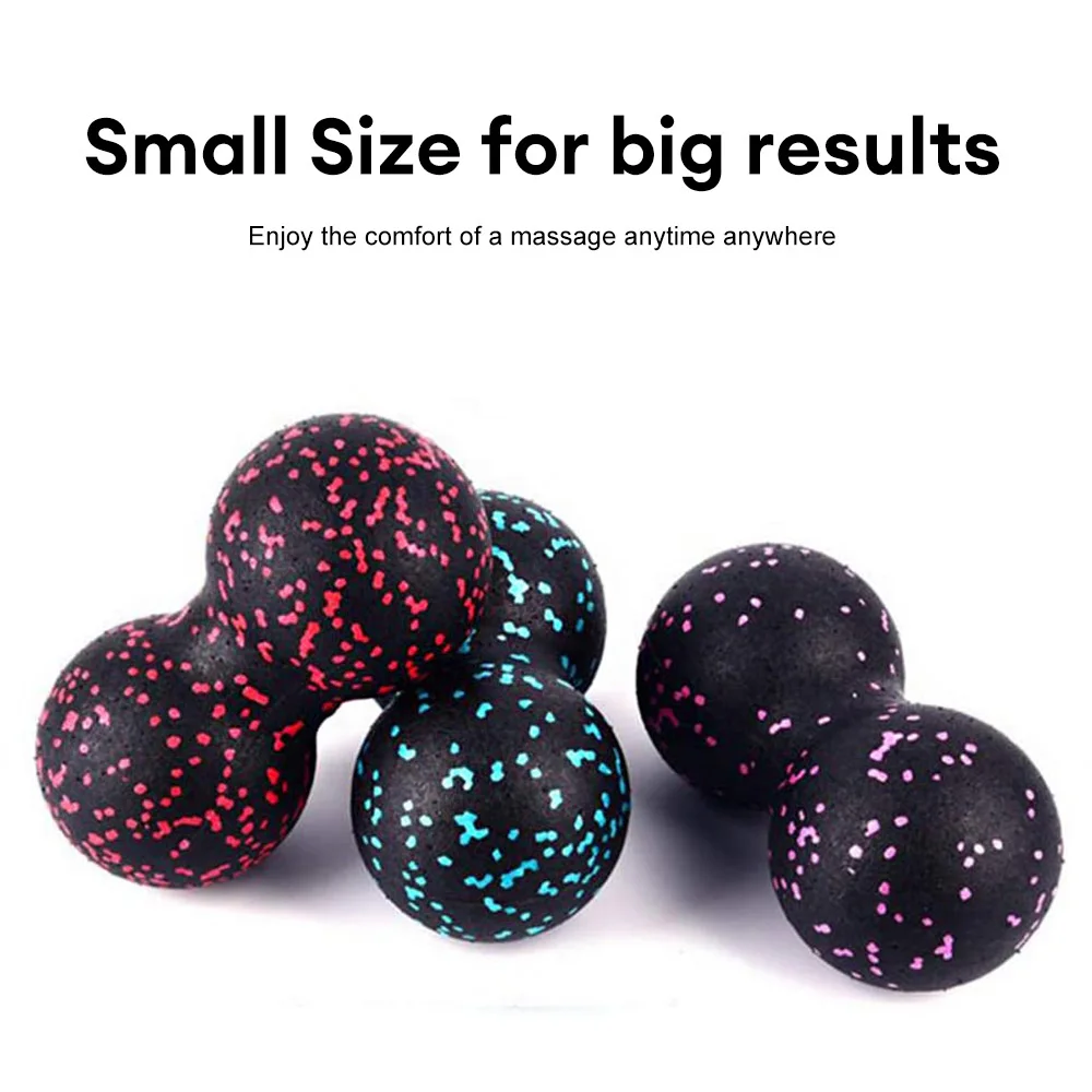 Fitness Ball EPP Peanut Massage Ball Body Fascia Ball Peanut Ball Relieve Pain Muscle Relaxation Lacrosse Fitness Myofascia Ball