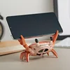 Decoration Desktop Mobile Phone Universal Mini Weightlifting Crab Wireless Bluetooth Speaker Holder Pen Holder Personalized Gift 3