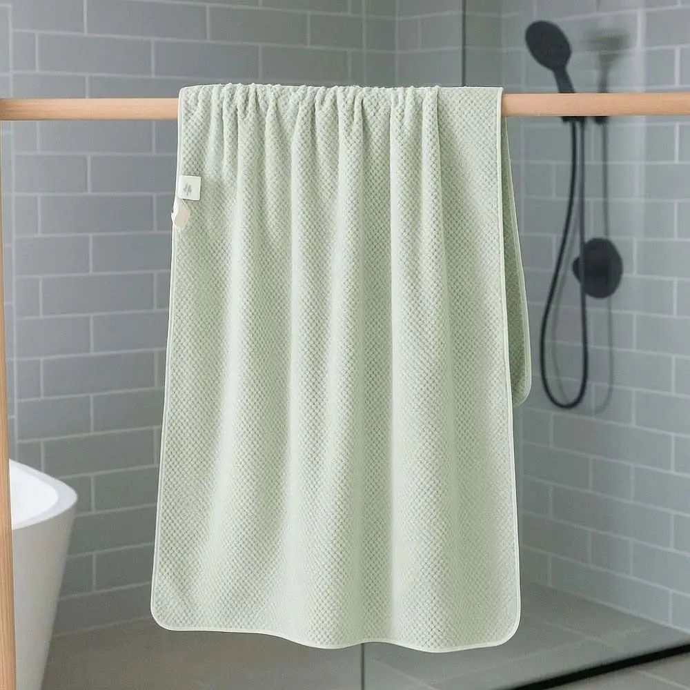 Portable Breathable Baby Towel Quick Water Absorption Polyester Fiber Solid Color Washrag Facecloth Fluffy Soft Washcloth Women