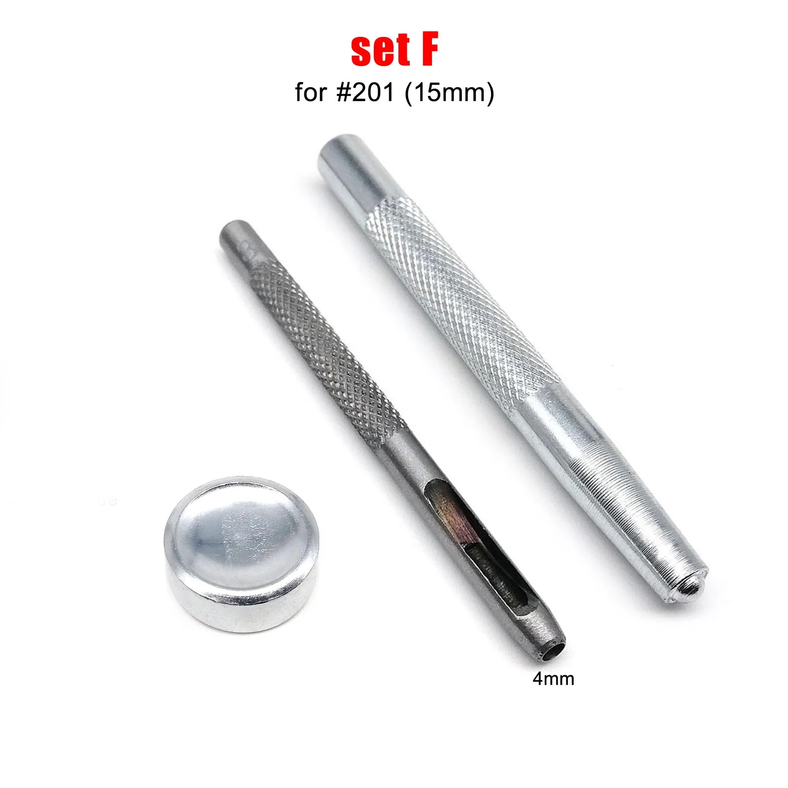 Die Punch Tool 10mm 12.5mm 15mm Metal No Sew Leather Jacket Coat Bag Clothes Press Popper Snap Button Stud Fastener Repair snap buttons tools