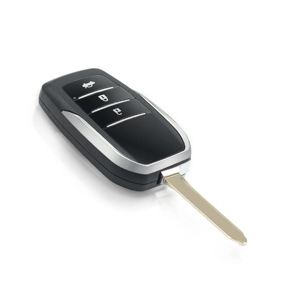 Remote Car Key Shell Fob 2/3 Button For Toyota Celica Avensis RAV4 Prado Camry TOY47 Blade Folding Flip Key Case key case,car key shell,key shell