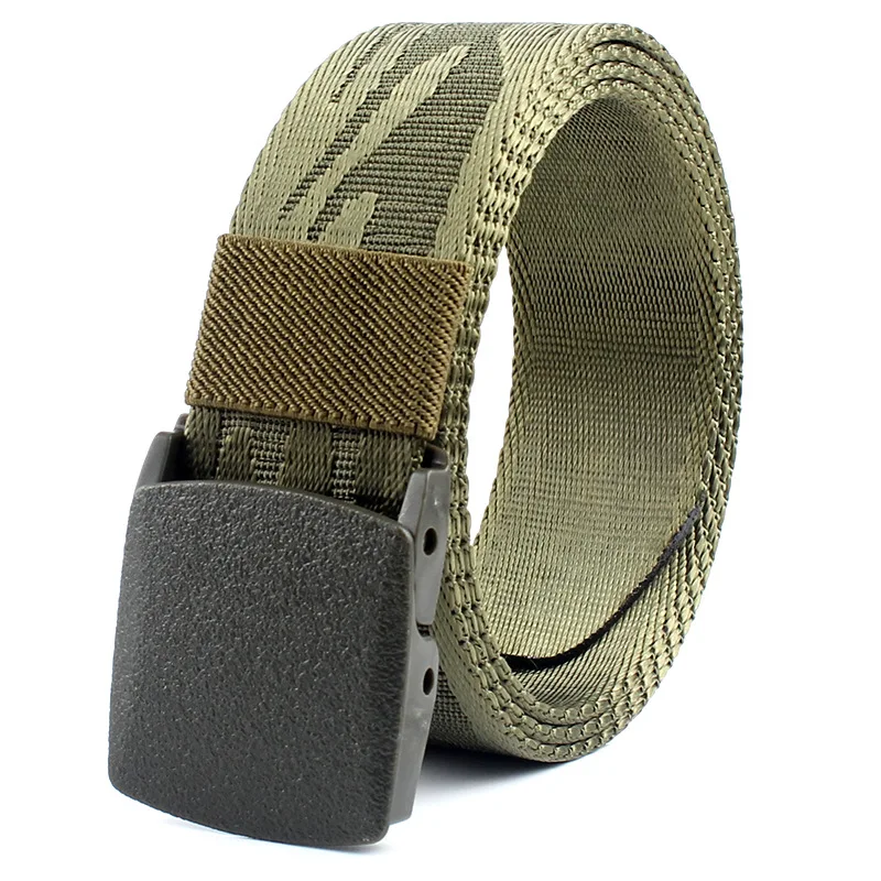 

120cm Men Military Nylon Belt Adjustable Exquisite Buckle Men Lightweight All Match Waist Belt Outdoor Travel Tactical Waist2023