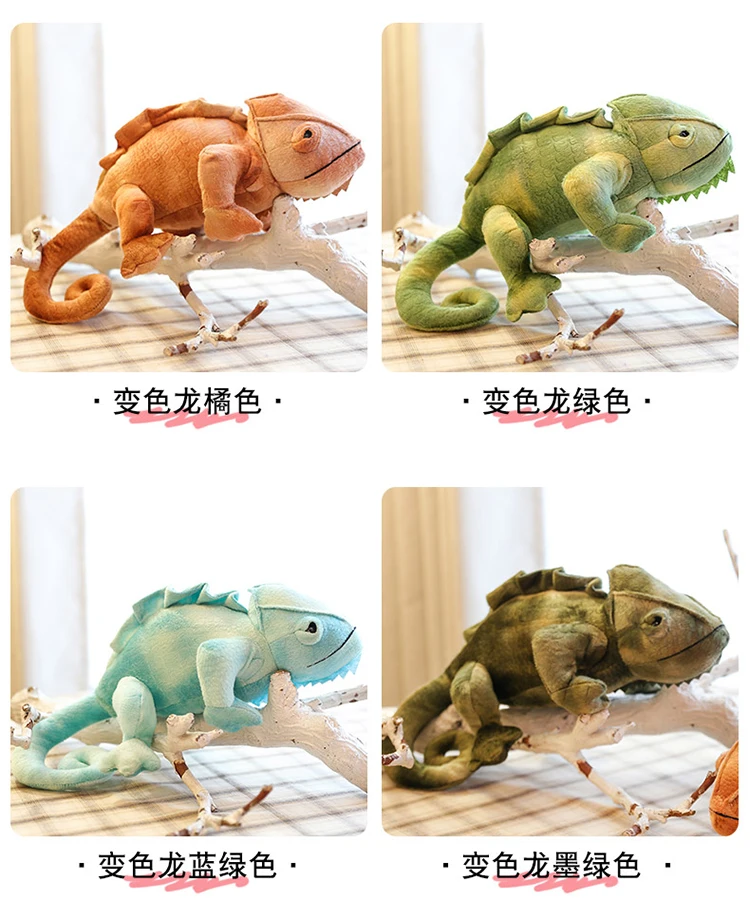 Cross border simulation Wild Insect Animal Model Set Mini lizard umbrella  lizard chameleon horn lizard Temple lion lizard toy - AliExpress