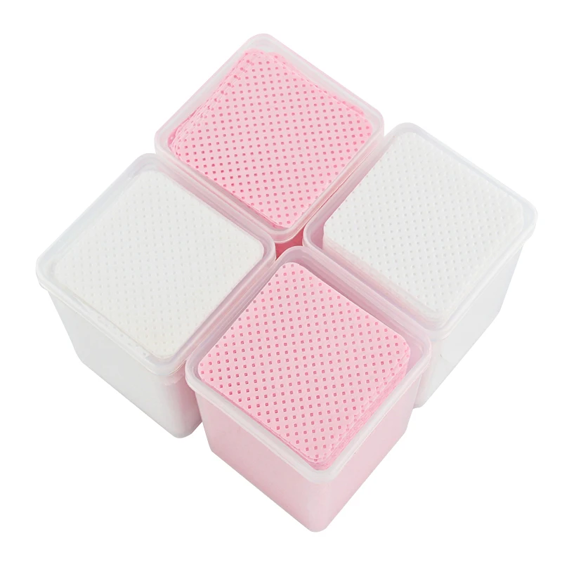 Disposable Makeup Cotton Wipes 200PCS Remover Nail Polish Glue Cleaning Paper Sheet Cosmetic Removal Pads Professional Supplies 2