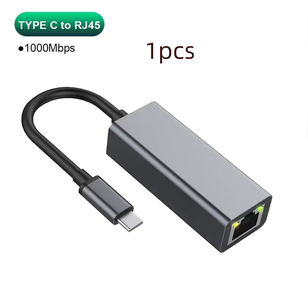 10/100/1000Mbps USB 3.0 כרטיס רשת קווי USB ל-RJ45 סוג C ל-RJ45 LAN Ethernet מתאם למחשב Macbook Windows Laptop
