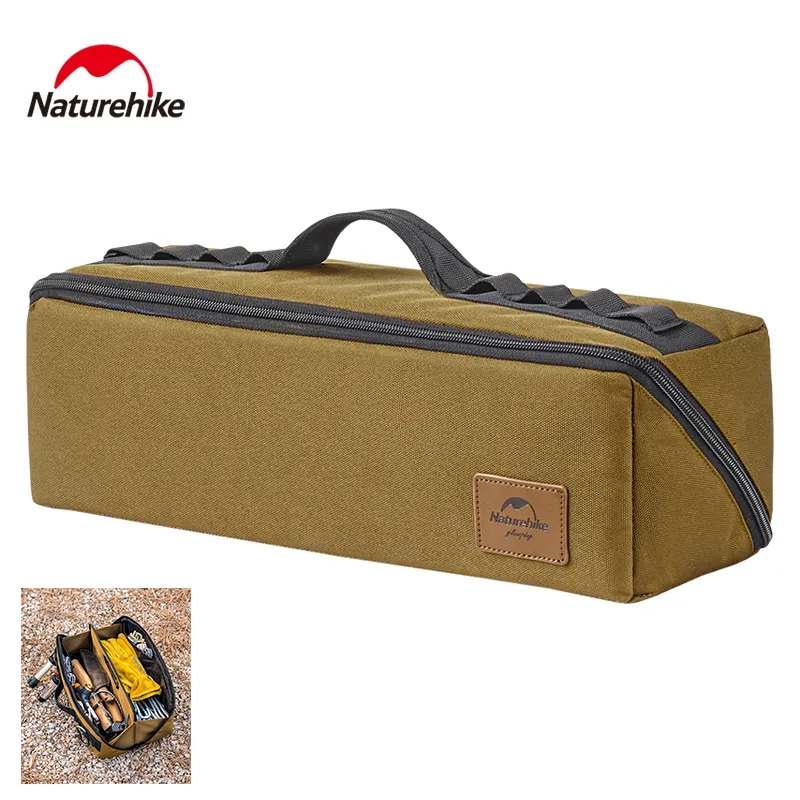 캠핑 세트  네이처하이크 캠핑 도구 보관 가방, 접이식 다기능 액세서리 상자, 휴대용 캠핑 가방, 야외 하이킹 도구 상자 