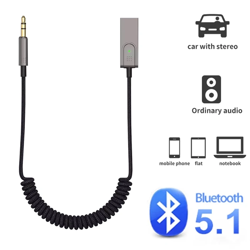 Frank Worthley Mordrin Oh Aux Bluetooth Adapter Dongle Kabel Voor Auto 3.5Mm Jack Aux Bluetooth 5.0  4.2 4.0 Ontvanger Speaker Audio Muziek ontvanger| | - AliExpress