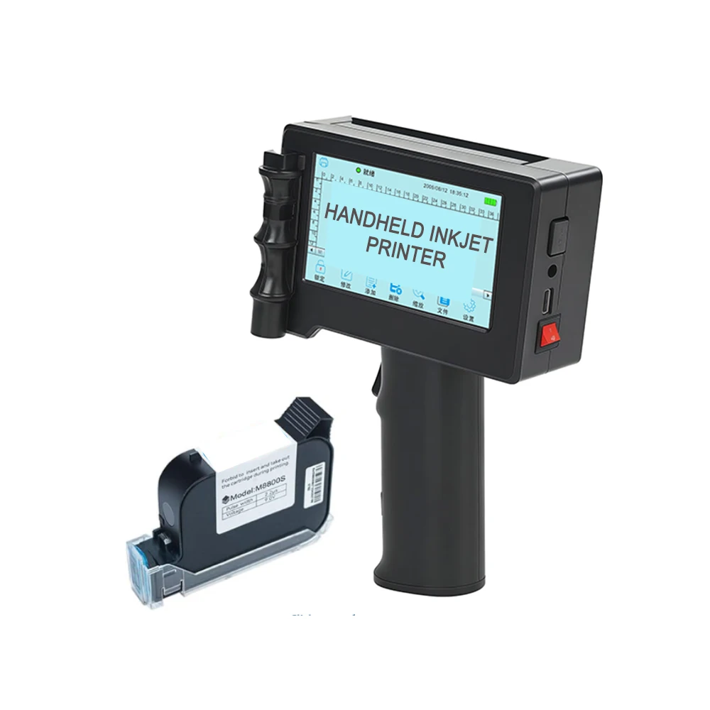 Handheld Printer Gun for Batch Code Date Time Lot Number Print on Many ...