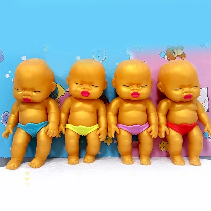 

Stretchable Golden Decompression Soft TPR Toy Squeeze Fidgets Autisms Favor