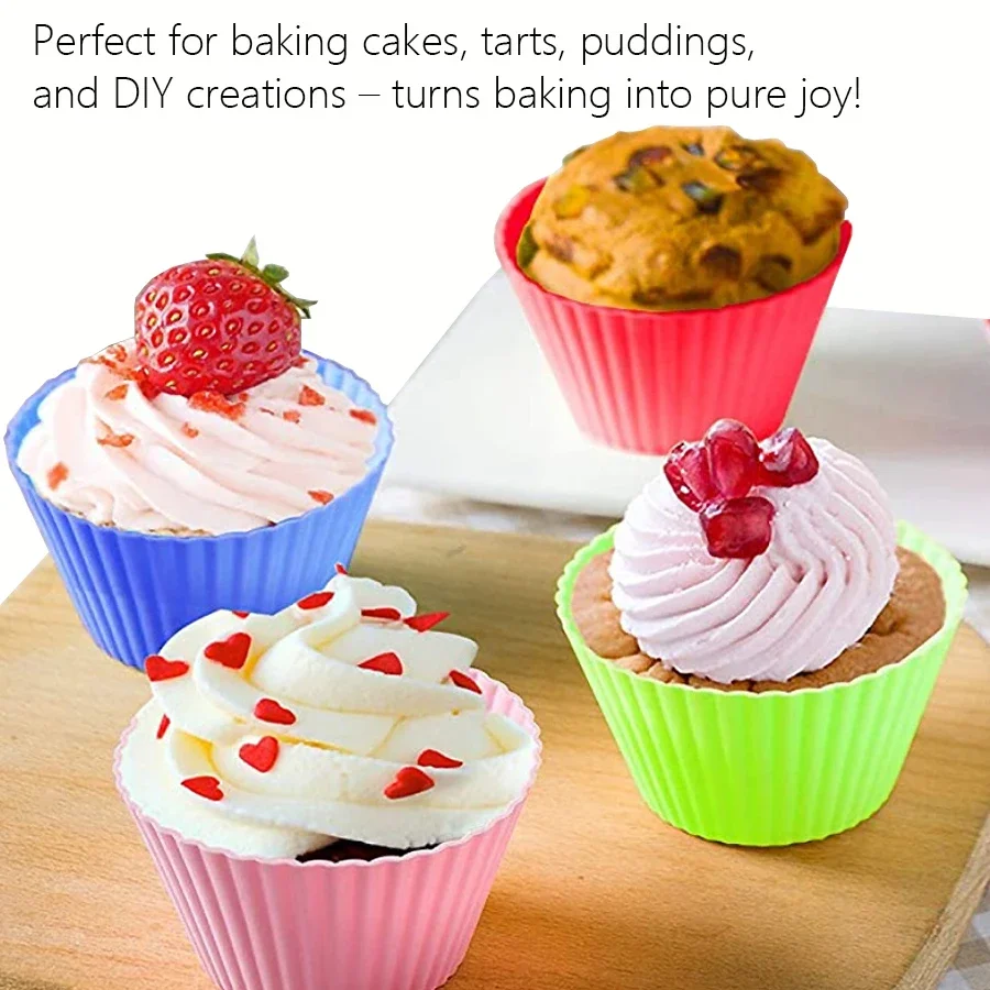 Silicone Cupcake Baking Molds 5