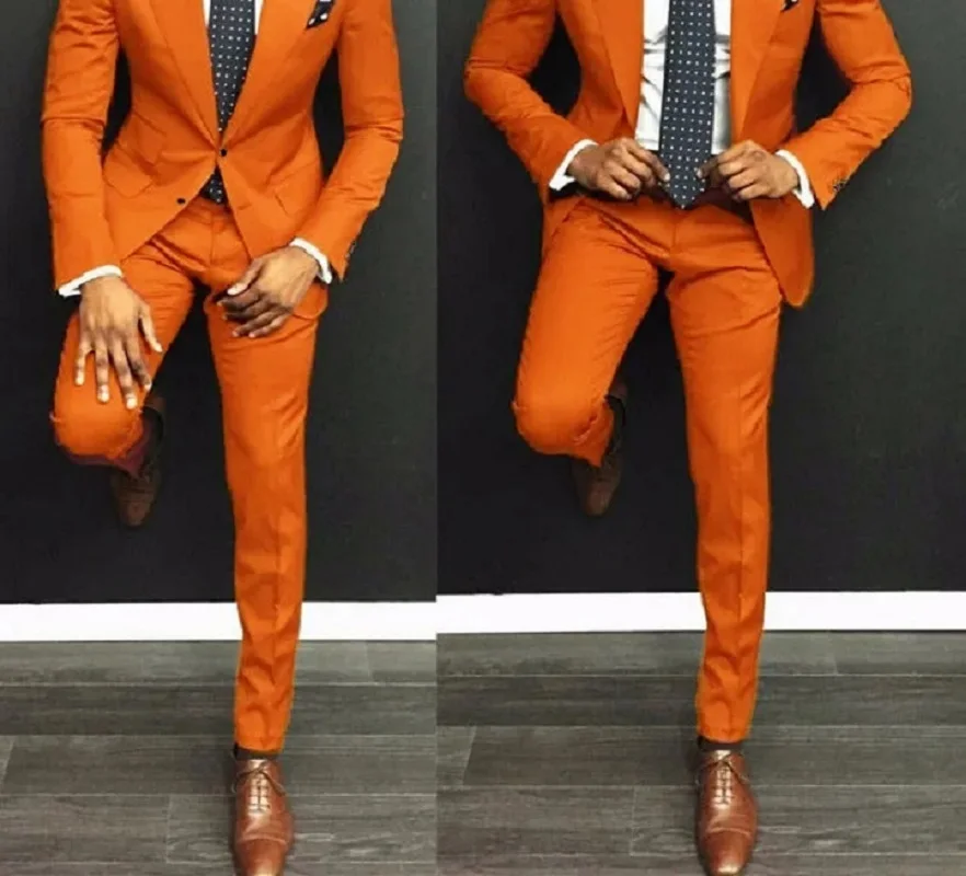 New Arrival Fuchsia Wide Lapel Costume Homme Groom Men Suits Prom Terno Masculino Slim Fit Blazer For Man 2 Pcs Jacket+Pant