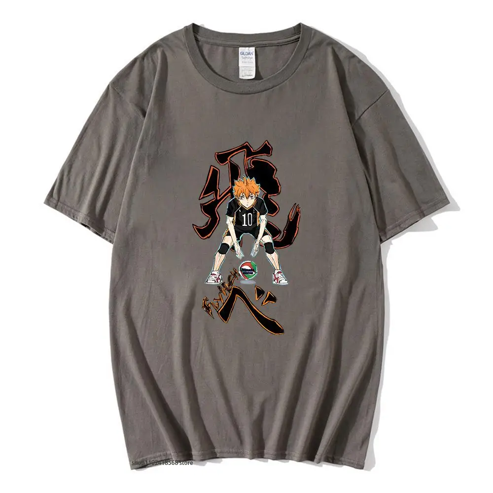 

Tobio Kageyama Haikyuu Tshirt Women Manga Print Funny Shirt Haiky Short Sleeve Tees 100% Cotton Clothes Para Mujer Men Clothing