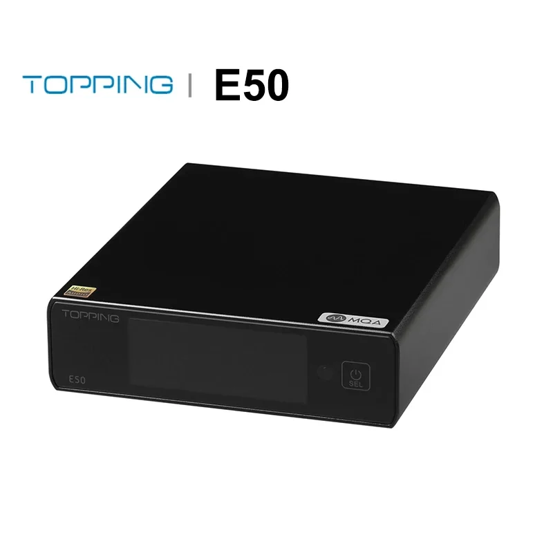 

TOPPING E50 MQA DAC Decoder ES9068AS chip PCM 32Bit/768kHz DSD512 with Remote Control Best Partner for L50 audirect
