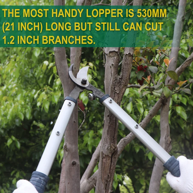 Sk5 Acél Hosszú Metsző Kerti Ág Olló Szerszámok Csúszásgátló Markolat Kézi Kertészeti Gyümölcsfák - Image 2