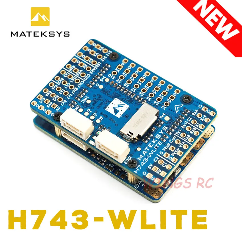 

Система управления полетом MATEK Φ, Встроенный OSD Blackbox 2-6S LiPo 90A для FPV дрона с фиксированным крылом, обновленная версия