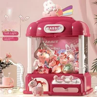 Kids Clip Doll Claw Machine Doll Grabber Arcade Crane Claw Machine Mini Doll Machine Toy with Sound And Lighting Birthday Gift 2