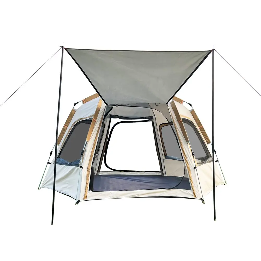 Outdoor3-4Person Quick Automatic Opening One Room One Halls Beach Fishing Family Travel Camping Anti-UV Shade Canopy Picnic Park