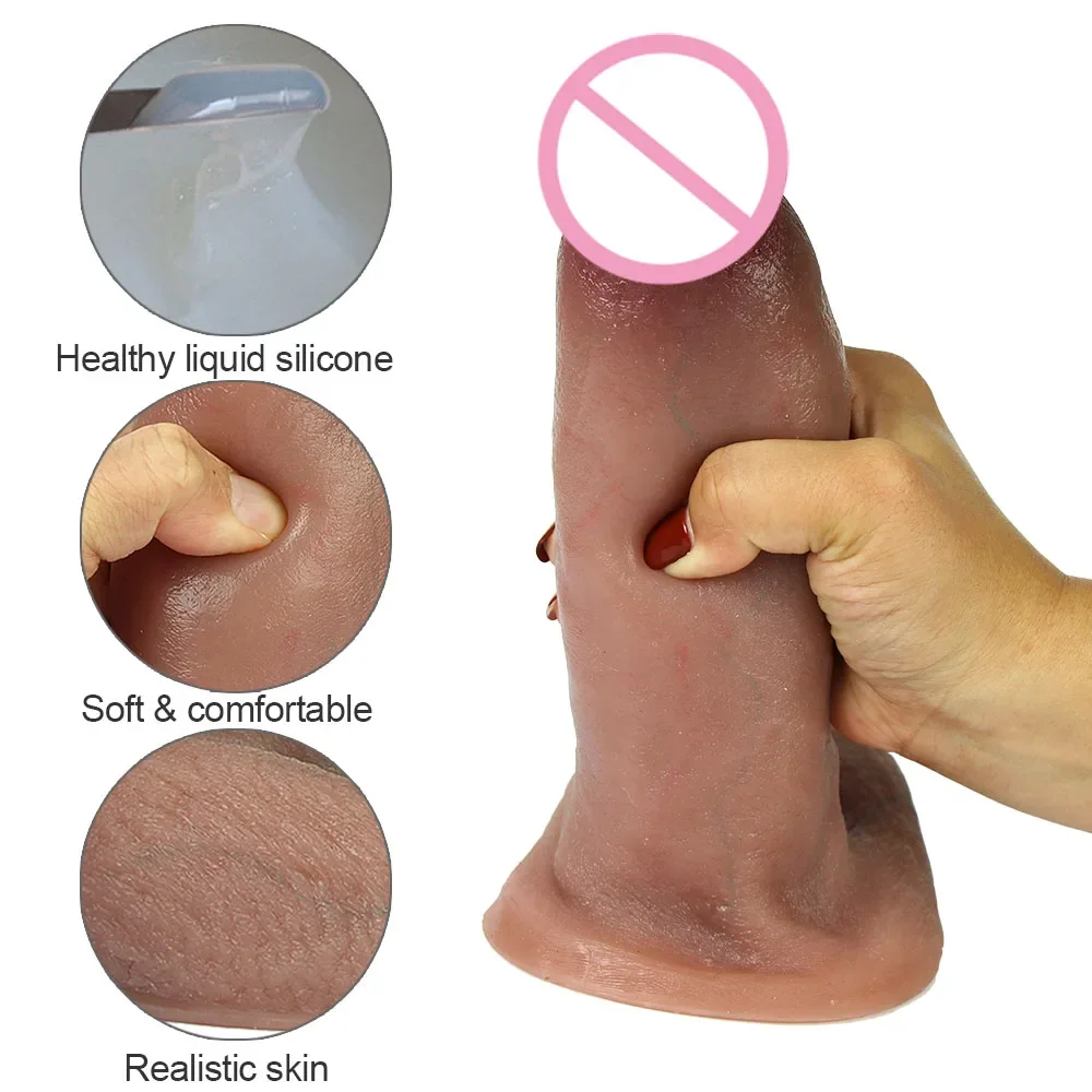 Sex Toys XXL Big Realistic Dildo Shop Soft Material Huge Penis with Suction Cup Sex Toys for Woman Strapon Female Masturbations Sexy Cock