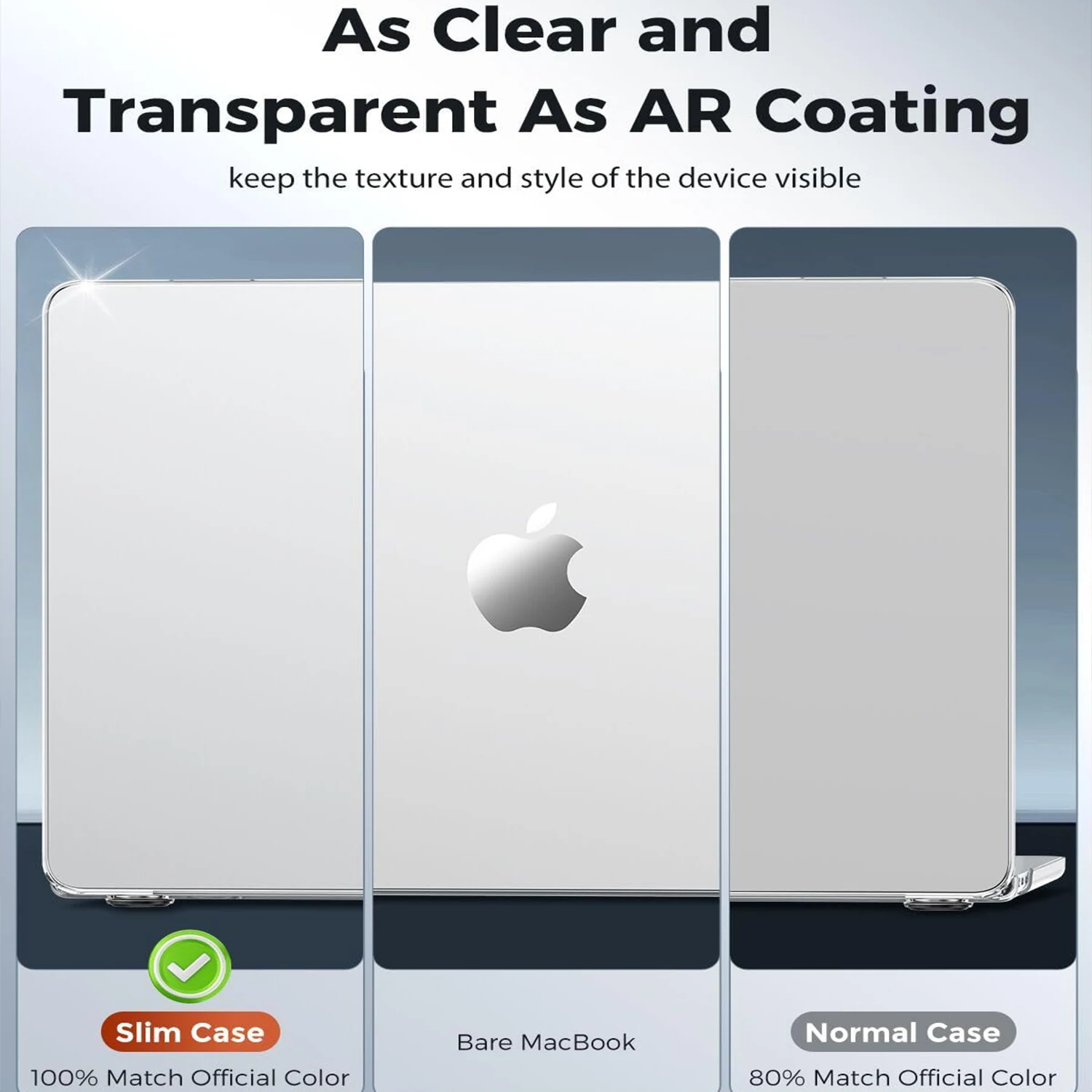 Ultra Thin Crystal Clear Hard Shell Case & Keyboard Cover