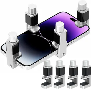 Set di 4 Morsetti per Riparazione Schermi Telefoni, Clip Regolabili per Fissaggio, Supporto per Sostituzione Schermi LCD
