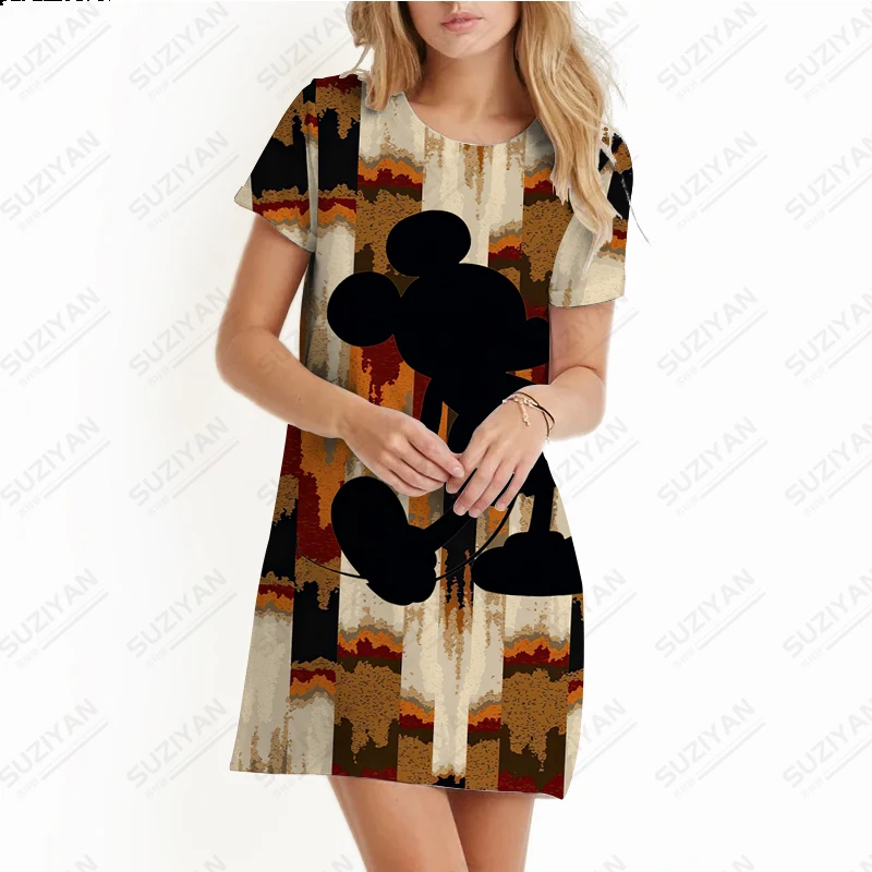 Рисунок 6 - Летняя пляжная юбка с принтом Минни и Микки