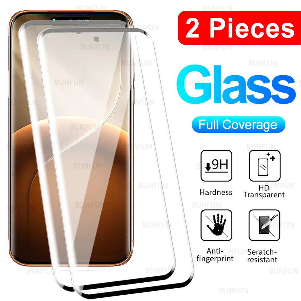 2-Pack Curved Tempered Glass Screen Protector