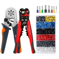 Outil de fil d'électricien professionnel, dénudeur de fil de câble, pince à sertir automatique, outils de sertissage de virole 1