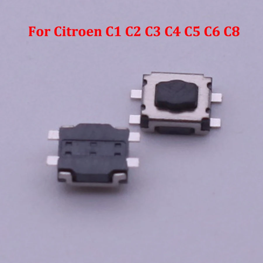 5-200PCS 마이크로 스위치 3x4 원격 키 FOB 수리 스위치 시트로엥 C1 C2 C3 C4 C5 C6 C8 용 마이크로 버튼