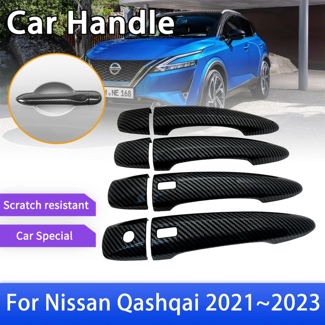 Carbon Faser Smart Türgriff Abdeckung für Nissan Qashqai 3 J12 2021 2022  2023 Auto Styling Schmücken Rostfrei Zubehör Aufkleber - AliExpress