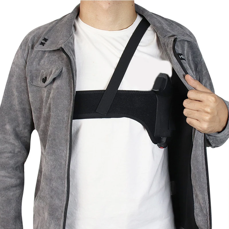 

EDC Left Right Hand Tactical Holster Gun Under Arm Shoulder Double Pistol Gun Holster Pouch Armpit Hidden
