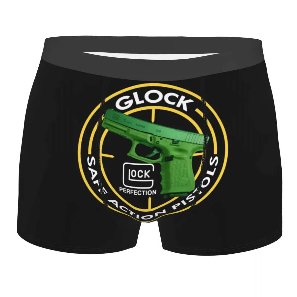 

Трусы-боксеры Glock 19 мужские, дышащее нижнее белье, пистолет-пистолет, USA
