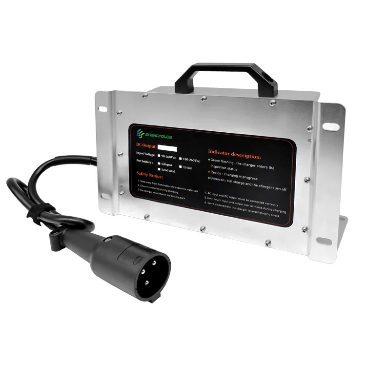 New Waterproof 48V 60V 70V 35A 30A 25A Marine Wheelc hair Charger Lithium Lifepo4 Lead acid Battery Chargers